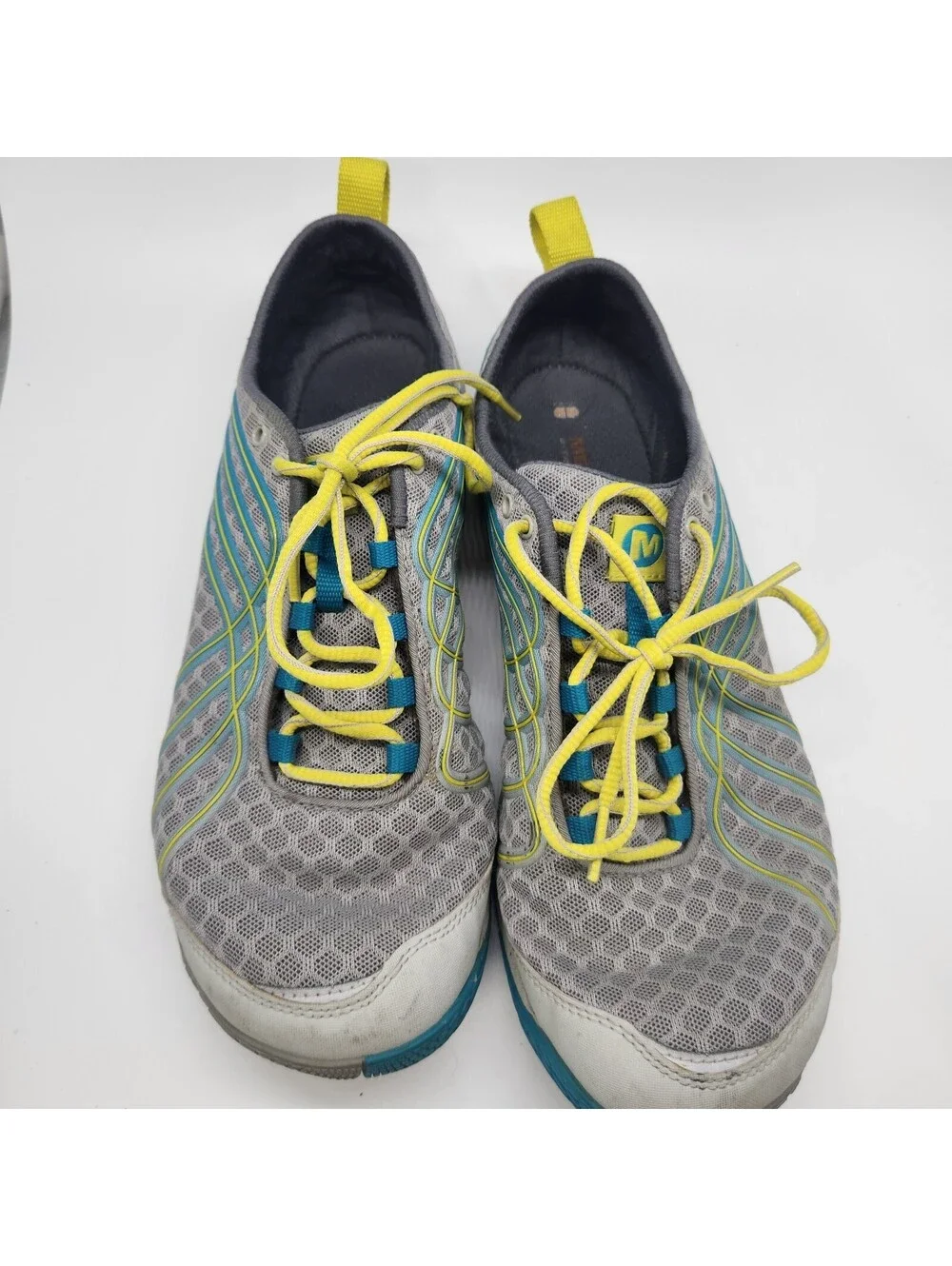 Merrell Barefoot Trail Glove Vibram Women's US 10.5 Gray Trail Running Shoes
